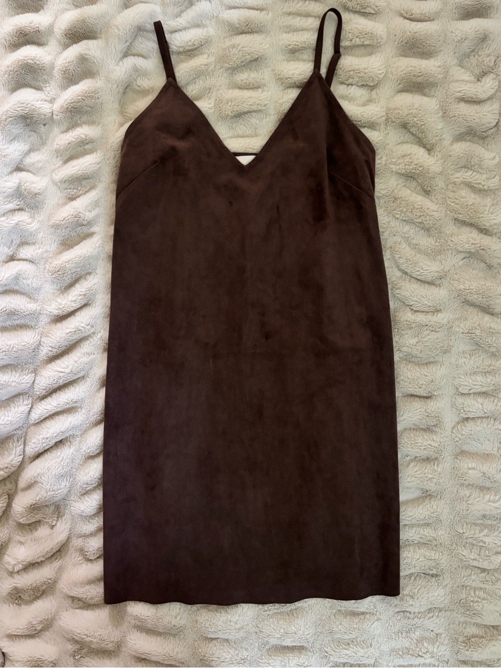 Wilfred Free Vivienne Faux Suede Brown Dress